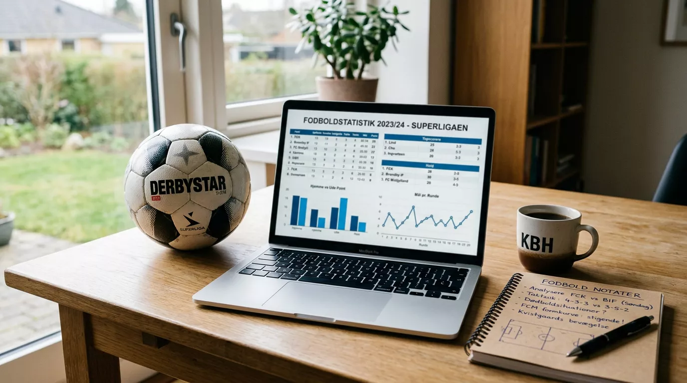 Fodbold betting data og statistik med kilder og analyseramme