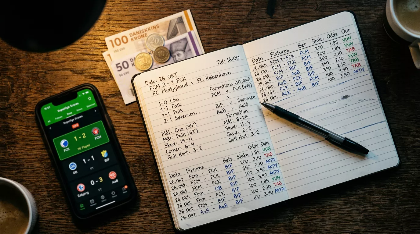 Fodbold betting strategi med bankroll management og formanalyse